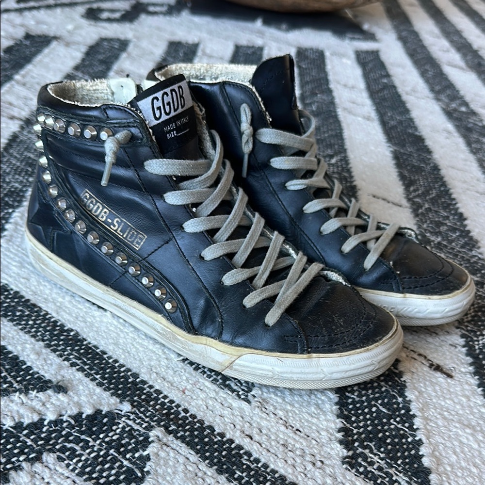 Golden Goose black high tops